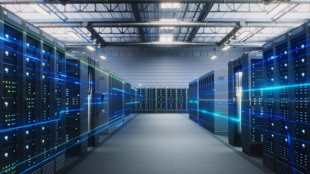 futuristic data centre